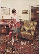 A E G VAMPYRETTE 1956: STAUBSAUGER - PROSPEKT , saugt kehrt bohnert. ZUBEHÖR