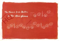Ansichtskarte, Das Motiv aus Dallas, am Bürotelefon [Bumerang]