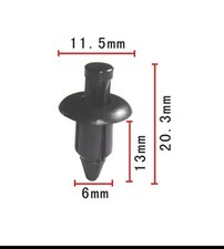 10 Verkleidung Spreizclips für Honda Kawasaki Suzuki Yamaha