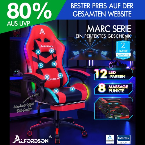 Alfordson gaming stuhl - gaming,