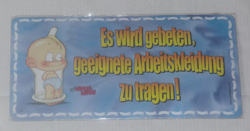 Windel winni blechschild es - windel,