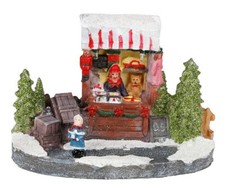 Verkaufsstand, Weihnachtsdorf,Weihnachtsmarkt,Winterdorf, Weihnachtsszene 2