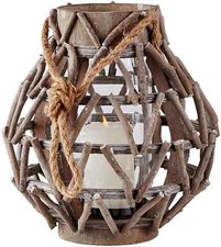 Holzlaterne Drift rund |
