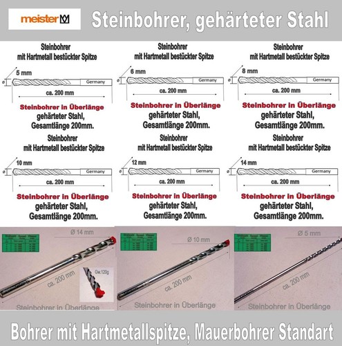 Steinbohrer mauerbohrer beton - mauerbohrer,
