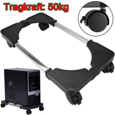 Computer Desktop CPU PCTower Ständer Rollwagen Halterung Rädern mit 4 Lenkrollen