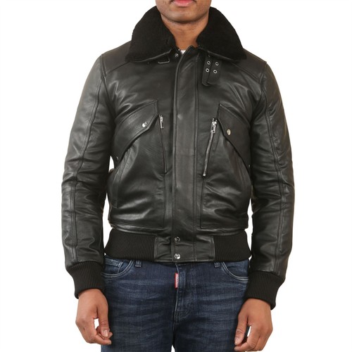 Flieger bomber lederjacke - flieger,