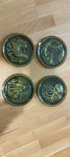 4er Set Wandteller Jagdmotive