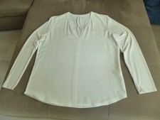 sehr schönes Shirt von Opus Gr. 42/44 tolle Details weiß Top Zustand