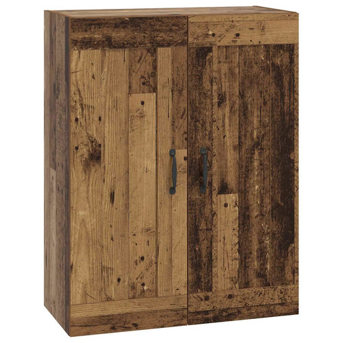 Wandschrank altholz 69x34x90 - altholz,