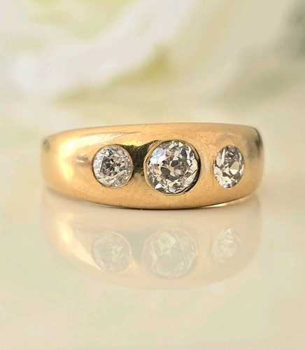Antiker ring 10ct diamanten - antiker,
