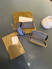 Edle  , seltene Gucci Samt Clutch & Brillenetui XL Green Velvet Set  