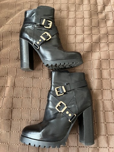 Stiefelette schwarz 38 - stiefelette, schwarz,