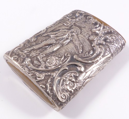 Silber 800 streichholzdose - silber,