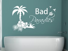 Wandtattoo Bad Paradies Tür