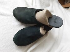 UGG Clogs NEU Nubukleder Logo sand schwarz gr.37