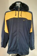 ☆ NIKE ☆ Gr. XL Vintage Sportjacke Trainigsjacke Jacke Blau Gelb TOP