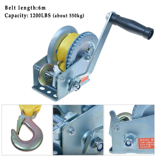 550kg 1200lbs bootswinde - 1200lbs,