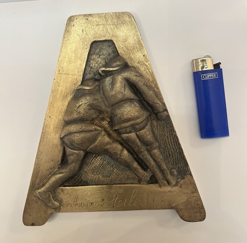 Bronzeplatte aviso ailette - aviso,