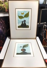 2x Volker Kühn Lithographie