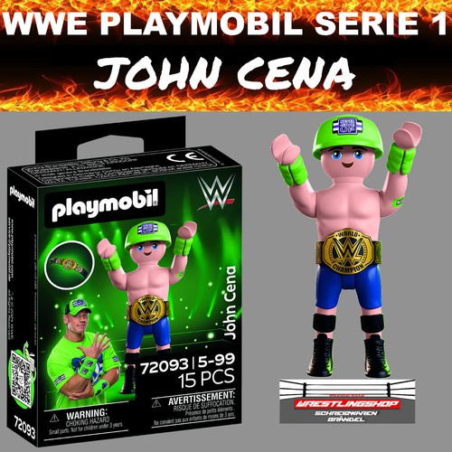 Wwe playmobil serie john - wwe,
