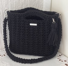 Handtasche Damen-Tasche aus Bobbiny Garn- gehäkelt Handarbeit 