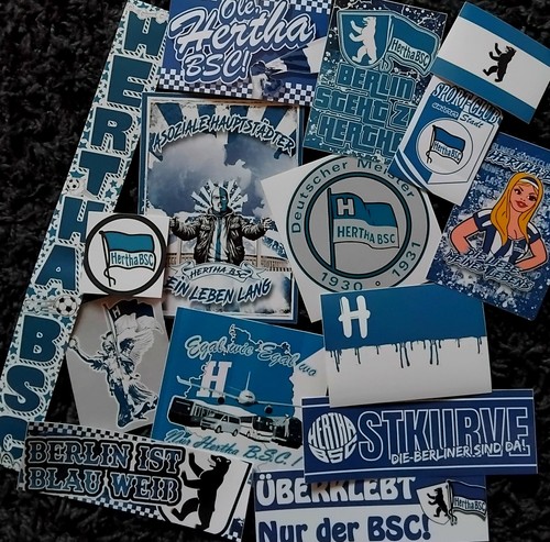 Hertha bsc aufkleber sticker - hertha,