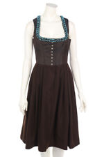 Pöllinger LEDER & TRACHT Kleid Landhaus Trachtenkleid Dirndl Knöpfe D 36 Braun