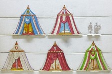 5 Zinnfiguren Zelte Ritter Mittelalter Murten 30mm bemalt