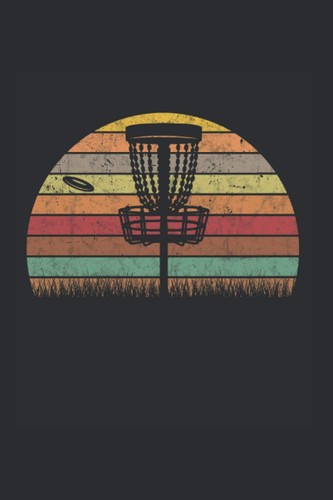 Disc golf notizbuch - notizbuch:, vintage