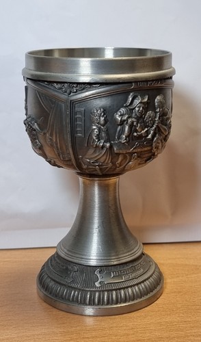 Zinnbecher weinbecher mit - /,