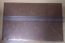 3 Kupferbleche 2mm Stark 2x 24x37 cm 240mm X 370mm Gebraucht 24x35,8cm 