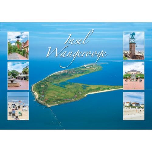 Insel wangerooge postkarten - insel,