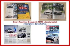 Smart Roadster Brabus mit 101PS Literaturpaket - 3 komplette Zeitschriften