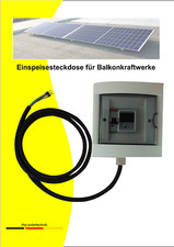 Einspeisesteckdose mit