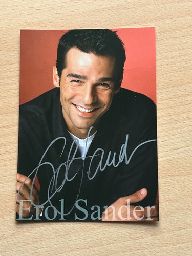 Erol sander autogrammkarte - erol,