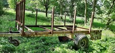 Holzrückewagen (Umbau von Dungstreuer), Neubereifung, 4,5 to., Rungen abnehmbar,