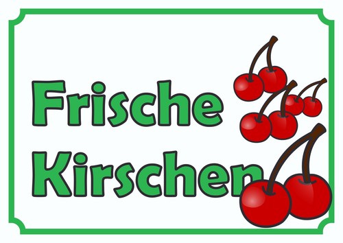 Verkaufsschild schild frische - verkaufsschild,