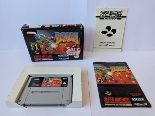 Doom snes complete good con - good,