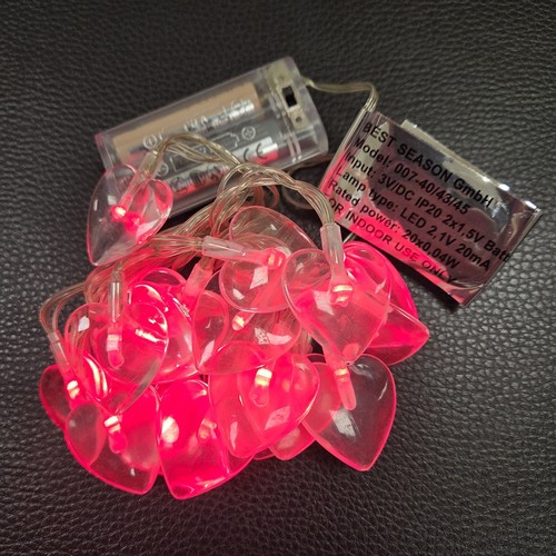 Led lichterkette herz - led,