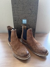 MOMA Stiefelette Chelsea Boots Gr. 37 Braun