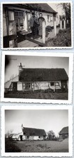 3x Bauern und Bauernhaus in Flandern - Belgien - WK2 Foto 9x6cm
