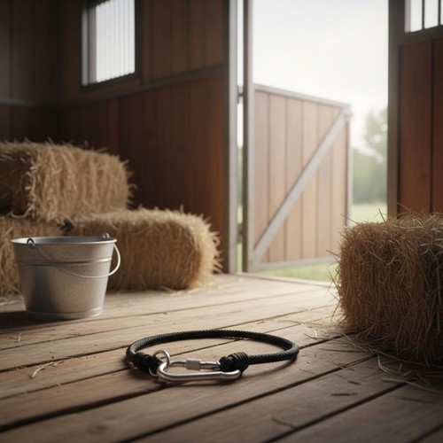 Stalltor halter mit seil - stalltor-halter,