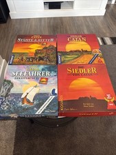 Brettspiel, 4 x Die Siedler von Catan + Erweiterungen, Städte&Ritter, Seefahrer