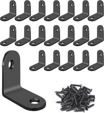 20 Stück Winkelverbinder Metallwinkel 90 Grad 30 x 30 mm Edelstahl Winkel mit