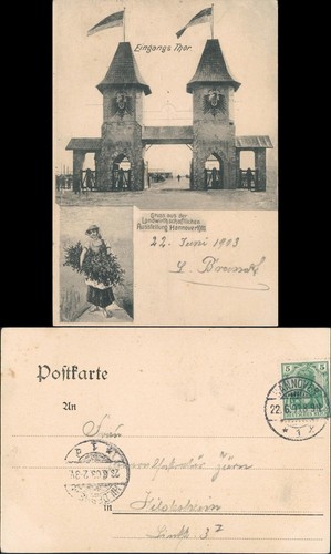 Ansichtskarte hannover - ansichtskarte,