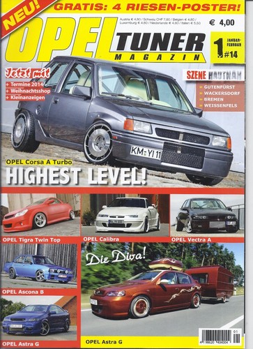 Autozeitschrift opel tuner - opel,