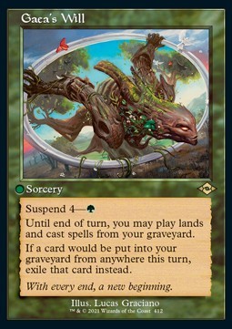 Magic mtg gaea will - magic/mtg, (v.1)