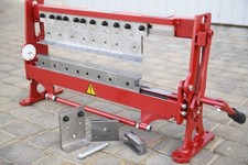 Segmentabkantbank 3fach segmentiert, 650mm Abkantbank, Segmentbiegemaschine