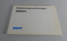Betriebsanleitung / Handbuch Seat Ibiza Stand 1991