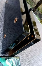 Für AKAI gx 75 95 gx75 gx95 black Seitenteile side panel DECK URUSHI DESIGN GOLD